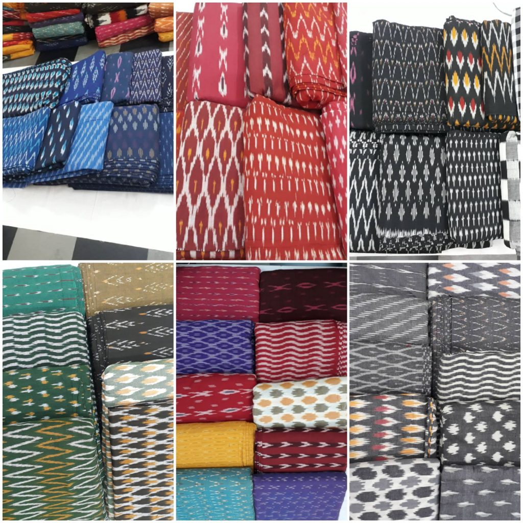 Pure ikkat fabric